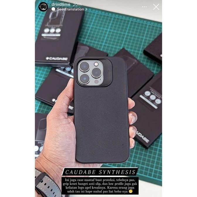 Original Caudabe Synthesis Case iPhone 13 Pro Max 13 Pro 13 Mini Soft