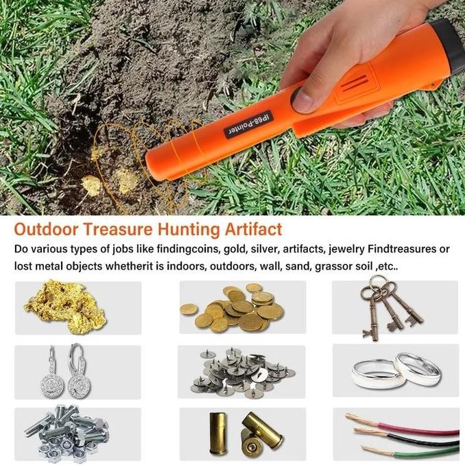 Metal Detector Bawah Air Ip68 Detektor Logam Tahan Air Gp Pointer Anti Dalam Air Ip 68 Pointer At Em