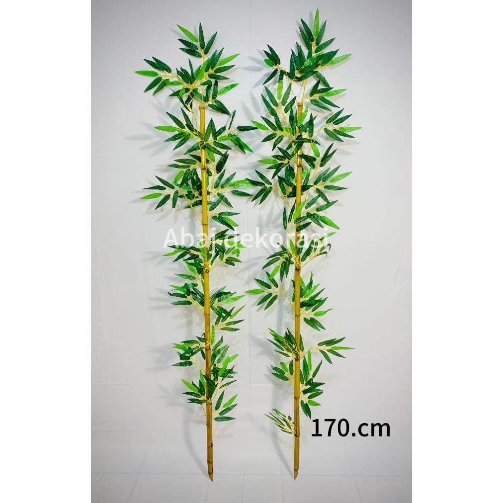 Batang Bambu Artificial Partisi Penyekat Ruangan 170cm/Tanaman Bambu Cendani Dekorasi Hiasan Rumah