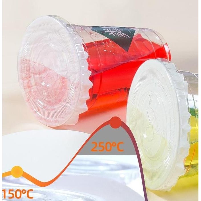 Kertas anti bocor bulat gelas cup kopi take away kertas tutup gelas HM