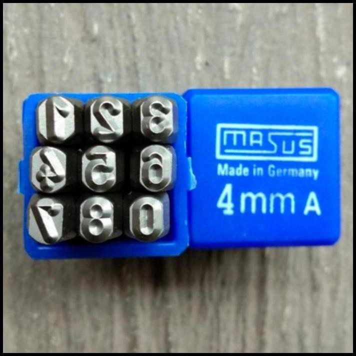 

MASUS Germany Angka Ketok 4 mm Stamp Punch Figure 0-9