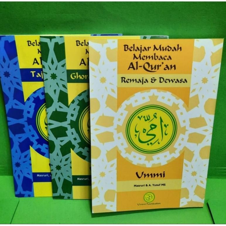 

belajar al'Qur'an metode ummi paket ummi dewasa remaja-ghoroibul-tajwid dasar DiM