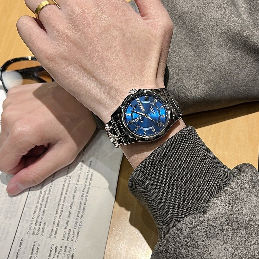 

New Men's Watch Waterproof Luminous Dual Calendar High-end Casual Men's Quartz Watch