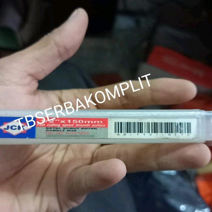 Betel Bubut Kotak Cobalt M35 1/2 Inch X 150Mm Mata Pahat Carbide Jck Original Dan Terpercaya