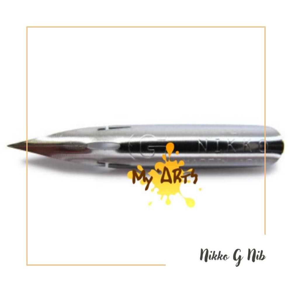 

Nikko G Nib SATUAN Comic Pen Mata Pena Kaligrafi Dip Pen Calligraphy Nibs Myarts DiM