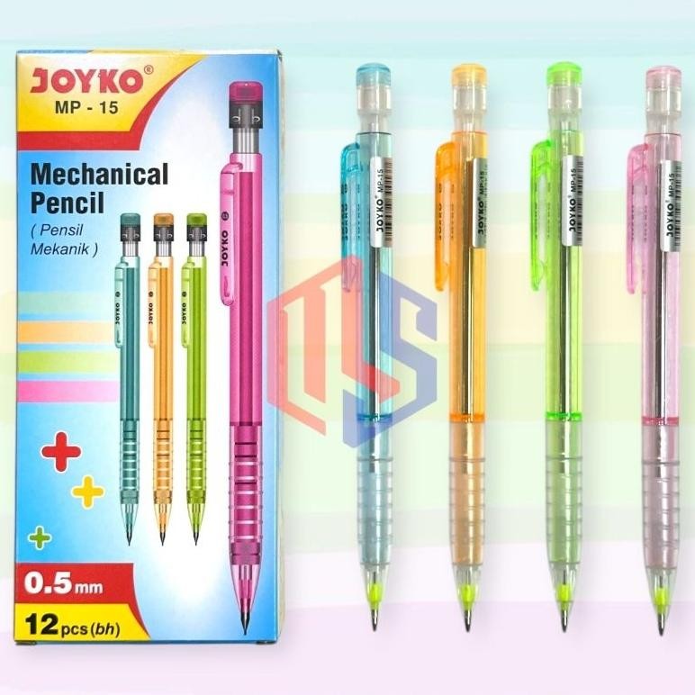 

Pensil Mekanik / Mechanical Pencil MP-15 Joyko 0.5 mm (pack) DiM