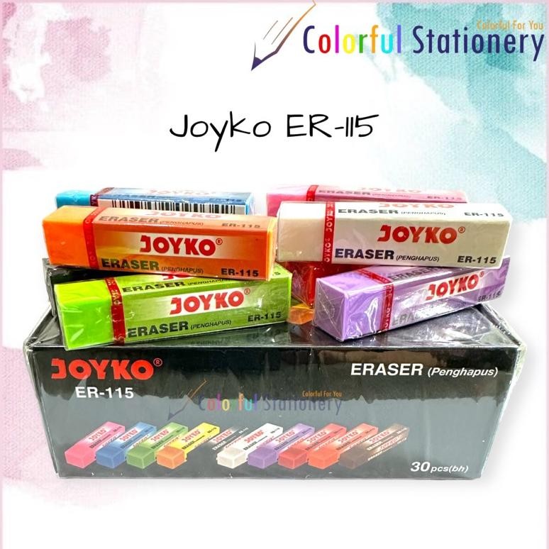 

Penghapus / Eraser Joyko Tanggung Warna ER-115 (Pak) DiM