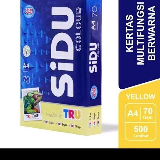 

kertas warna murah sidu a4 70gsm kuning
