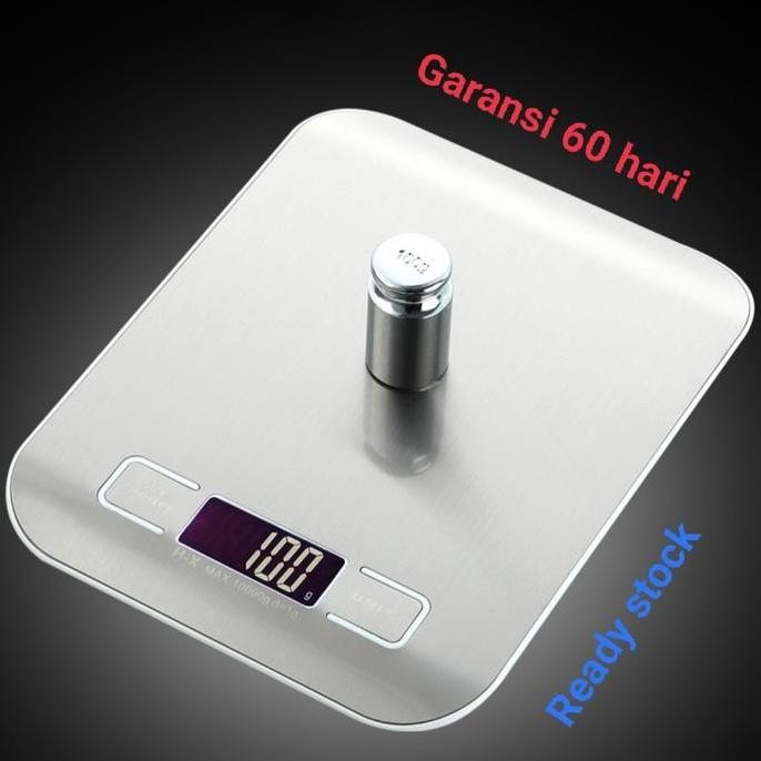 Timbangan Dapur Digital Elektrik 10Kg Kitchen Scale Akurasi Tinggi