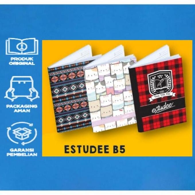 

Buku Tulis Boxy/B5 Estudee F Fancy Pastel PS