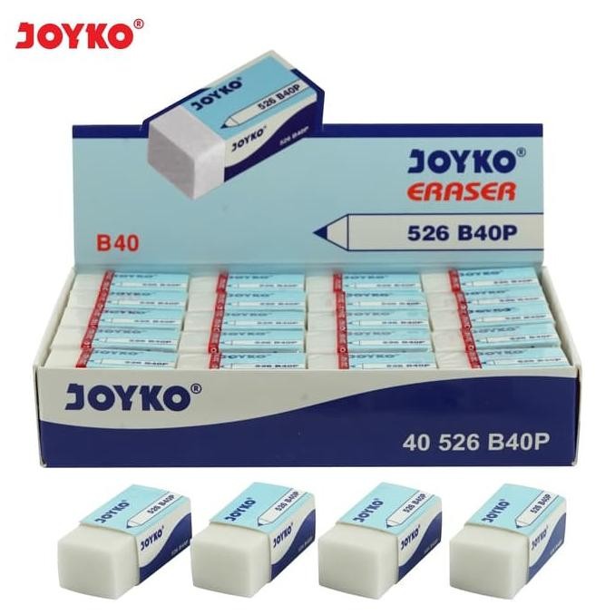 

Eraser Penghapus Joyko 526-B40P 1 Box 40 Pcs DiM