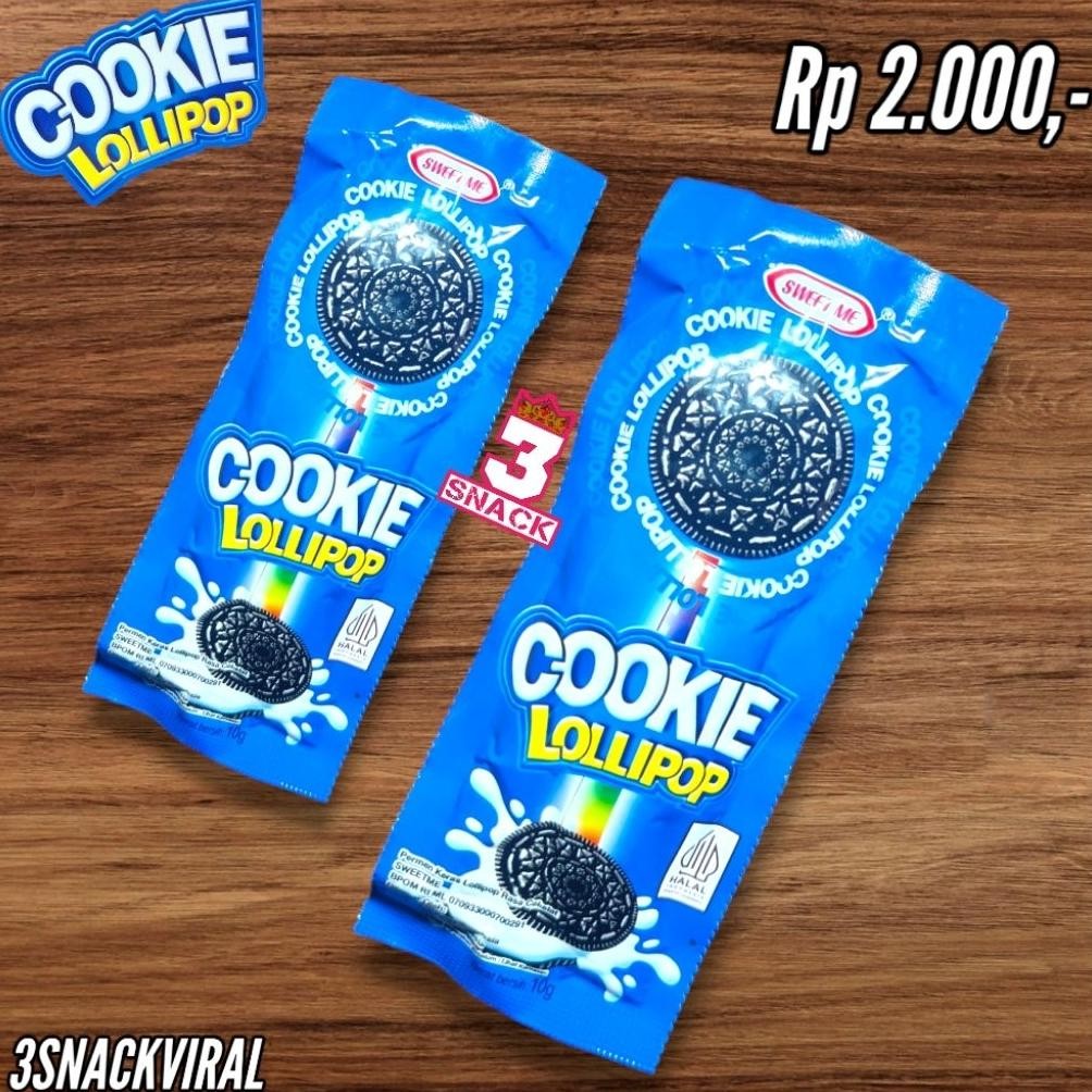 1 Box Cookie Lolipop Permen Lampu Isi 30 Pcs