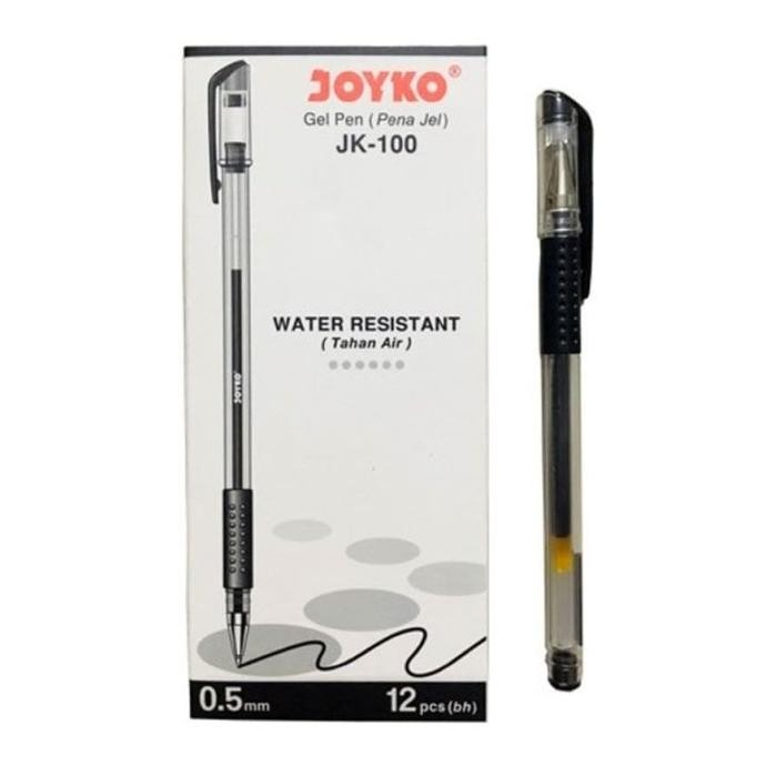 

Gel pen Pulpen joyko King Jeller JK-100 0.5mm Hitam & Biru - LUSINAN DiM