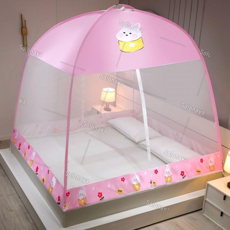 200cm kelambu anti nyamuk 180x200cm tebal jumbo tidur dewasa Yurt Kelambu Home kelambu tenda bayi ba