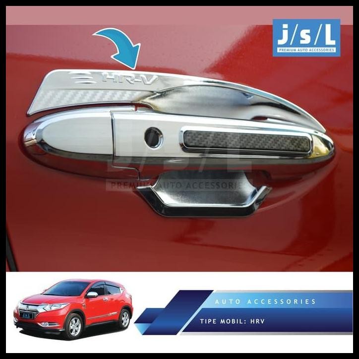 TERMURAH HONDA HRV OUTER HANDLE COVER ELEGANT CHROME / AKSESORIS HRV 