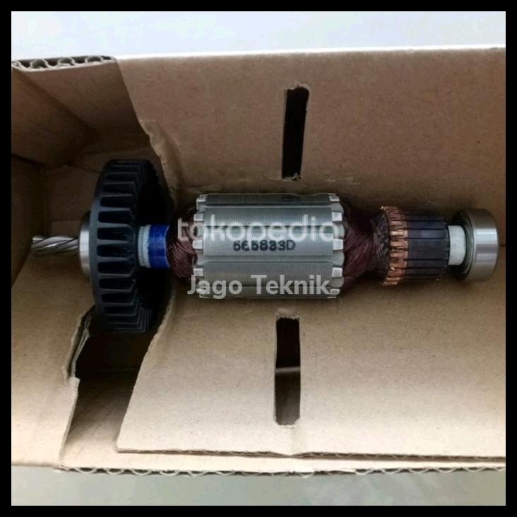 TERMURAH ARMATURE MESIN BOR HP2050 MAKITA ORIGINAL MAKITA HP 2050 ANGKER 