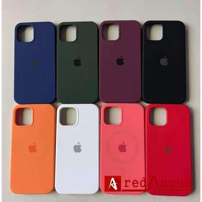 Silicone Original Iphone 12 Pro Max 12ProMax Case Silikon Cover Casing