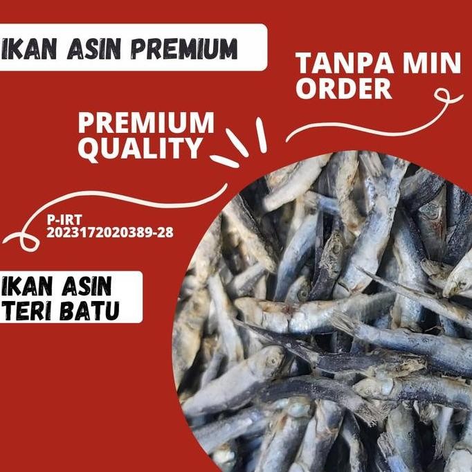 

1KG IKAN ASIN TERI BATU BISA