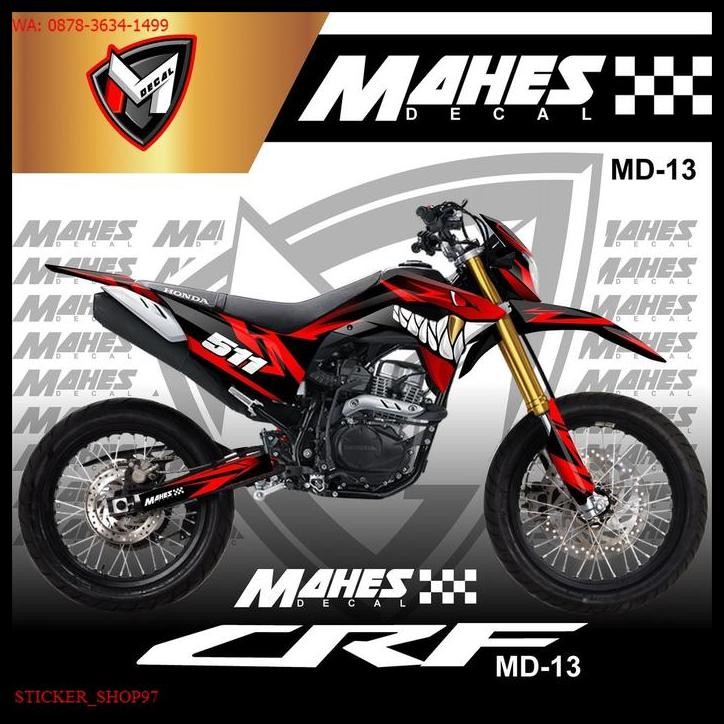 TERBARU (PREMIUM) DECAL STICKER CRF 150L FULLBODY HIU GOLD CODE MD13 !