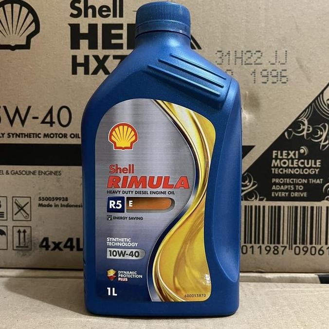 baru Shell Rimula R5E 10W-40 - OLI MOBIL ( 1 LITER ) OLI MOBIL SHELL