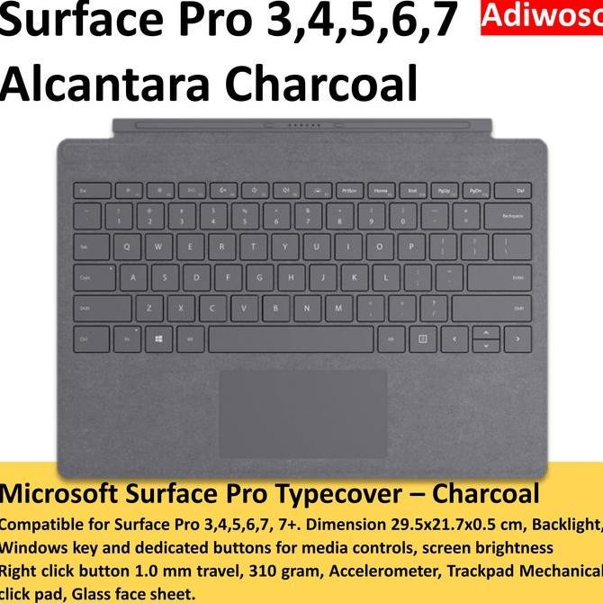 Microsoft Surface Pro Keyboard - Charcoal