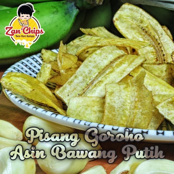 

Nv Keripik Pisang Goroho Asin Bawang Putih