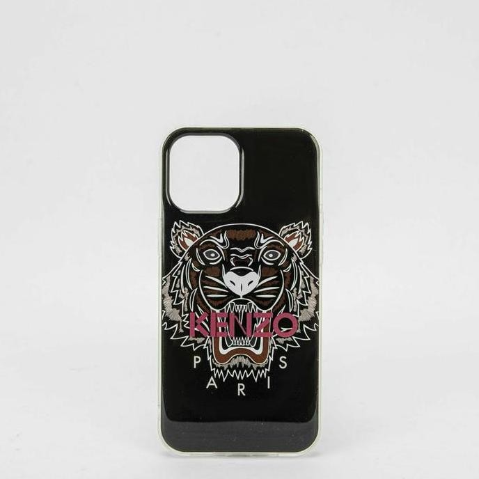 Kenzo Tiger Logo Iphone 12 pro max case black