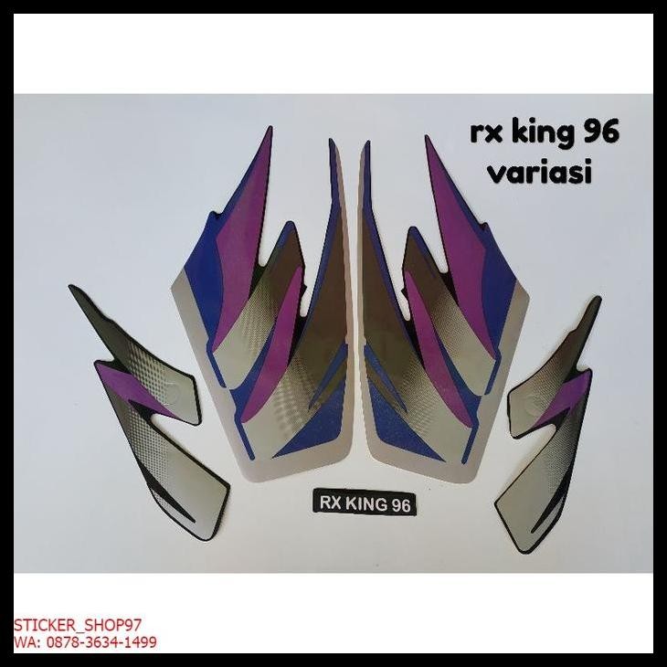 HOT DEAL (ORI) STRIPING  YAMAHA RX KING  TAHUN 1996 SILVER KUALITAS ORIGINAL 