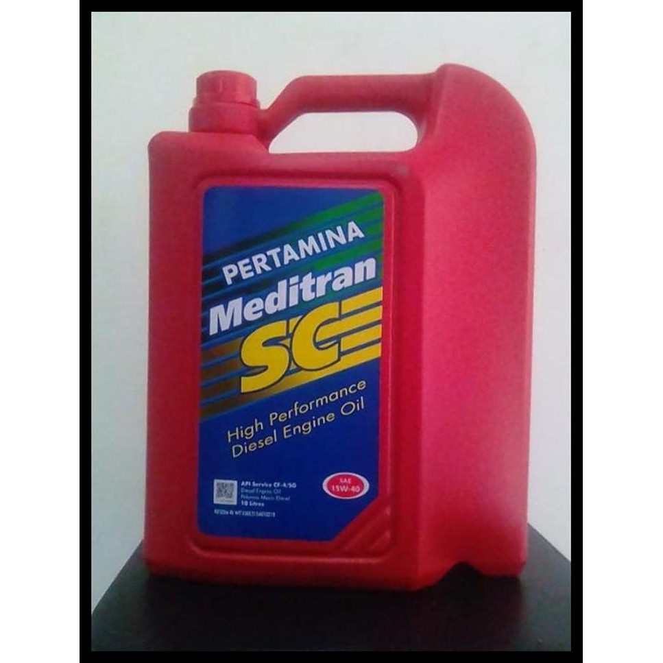 HOT DEAL OLI MESIN MOBIL DIESEL MEDITRAN SC 10 LITER 