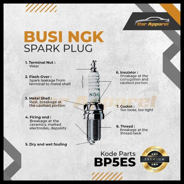 DISKON BUSI MOBIL ZEBRA 1.0 1987-1990 NGK SPARK PLUG 
