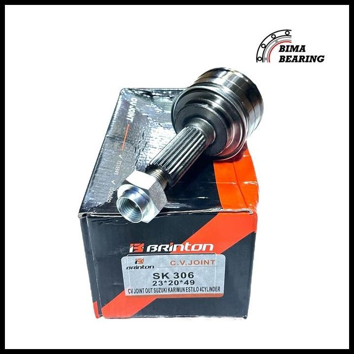 TERBARU CV JOINT OUTER KOKEL LUAR SUZUKI KARIMUN KOTAK ESTILO 4 SILINDER SK306 BRINTON AS RODA ORIGI
