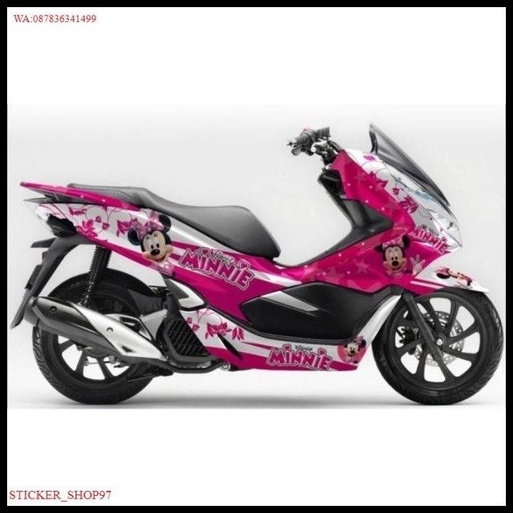 TERBARU (PREMIUM) DECAL PCX 150 PCX 160 VARIASI MOTIF HELLO KITTY PINKY MOTOR 