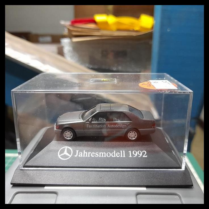 TERMURAH HERPA SKALA 1:87 - HERPA MERCEDES BENZ 600SEL GREY MET (HH14) 