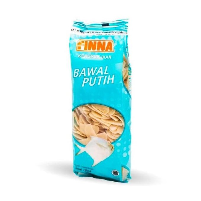 

Finna Bawal Kerupuk Ikan 380gr Snack Kering Asin Cemilan Camilan Putih Food Keripik Makanan