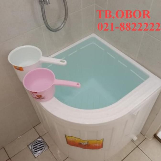 BEBAS ONGKIR - Gentong Bak Mandi Ember Besar Jumbo Xtra PVC Lux Premium Walrus Putih