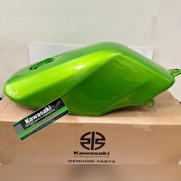 tangki ninja r tangki ninja ss hijau metalik orinal kawasaki