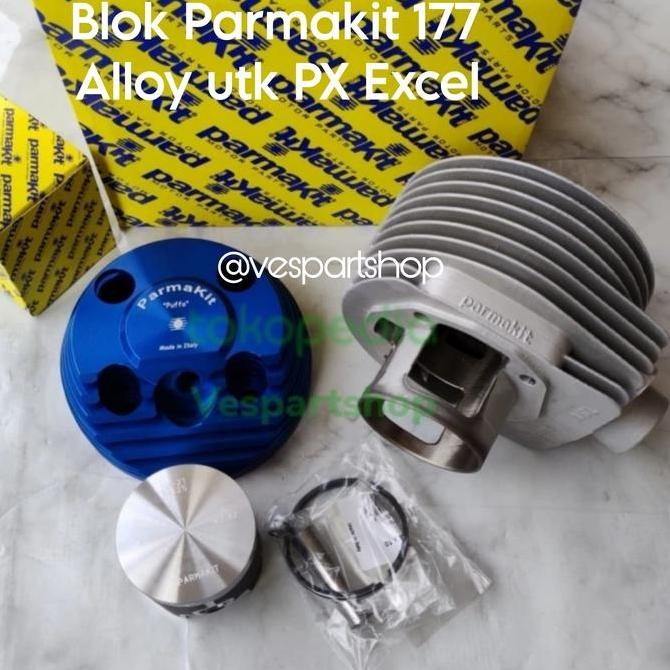 Blok parmakit biru 177cc utk PX, Excel Dkk