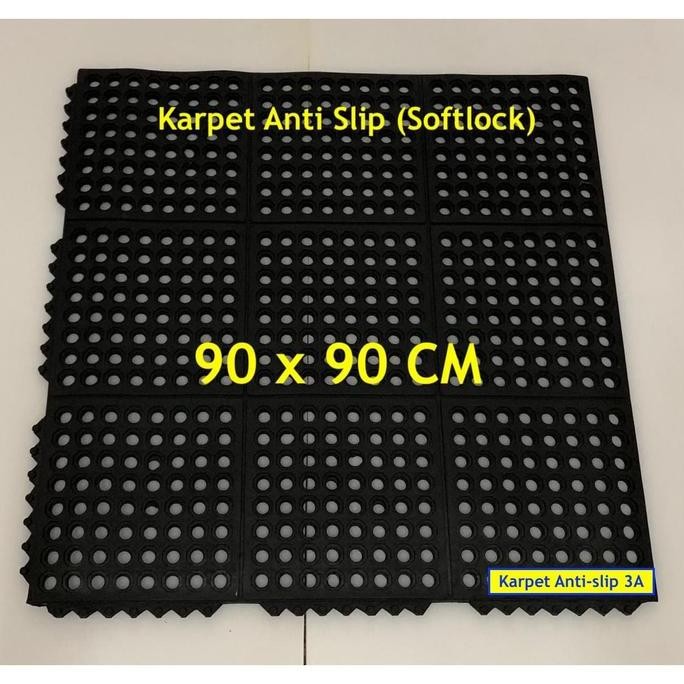 Karpet kamar mandi anti slip/ Karpet lantai karet bolong/ softlock