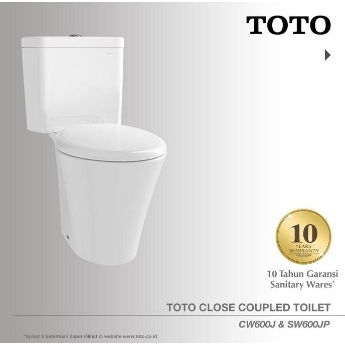 Toto Closet Cw600J/Sw600Jp | Closet Duduk - Kloset - Kloset Duduk