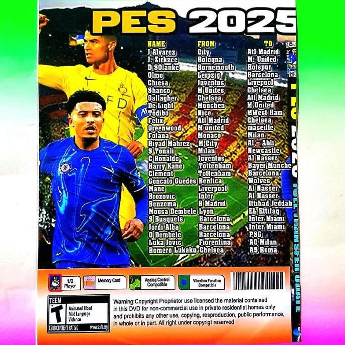 KASET PES 2025 PS 2-KASET PES 2024 PS2-KASET PES PS 2-KASET PES 2025-KASET PES 2-KASET BOLA PS2-KASE