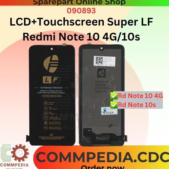 TERBARU - LCD Xiaomi Redmi Note 10/10s +Touchscreen