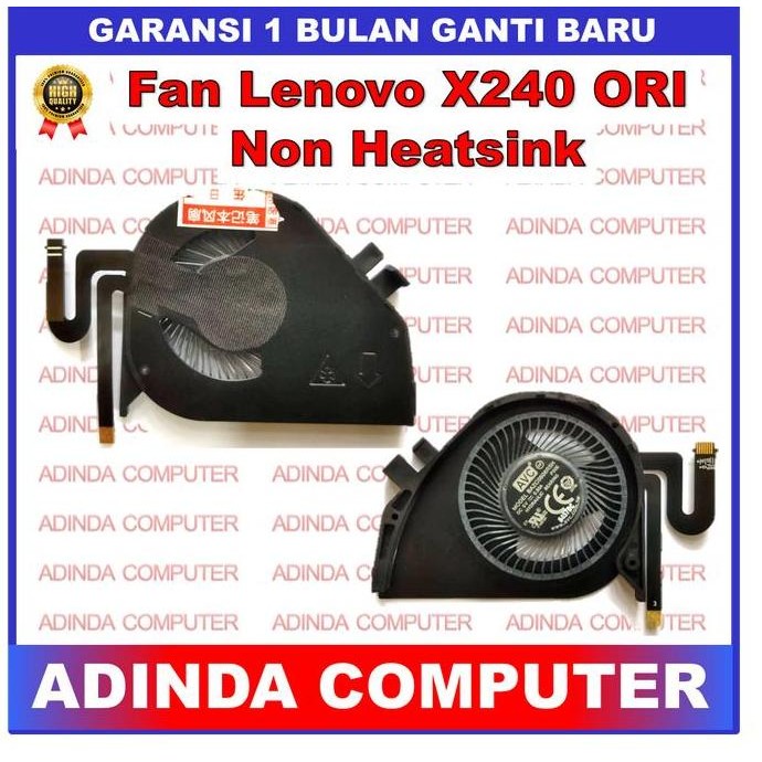TERBARU - Fan Lenovo Thinkpad X240 X240I X250 X260 X270 X270S Non Heatsink ORI