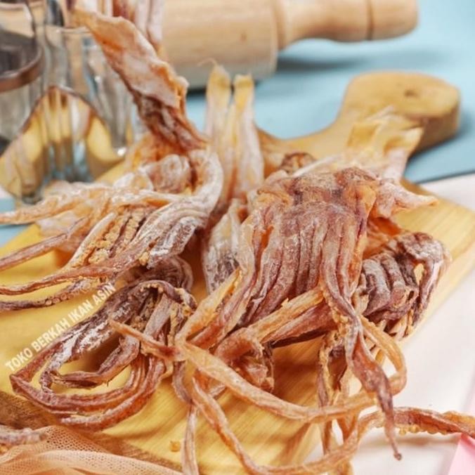 

Ikan Asin Pala Juhi Kering 250 Gr / Kumis Juhi Cumi