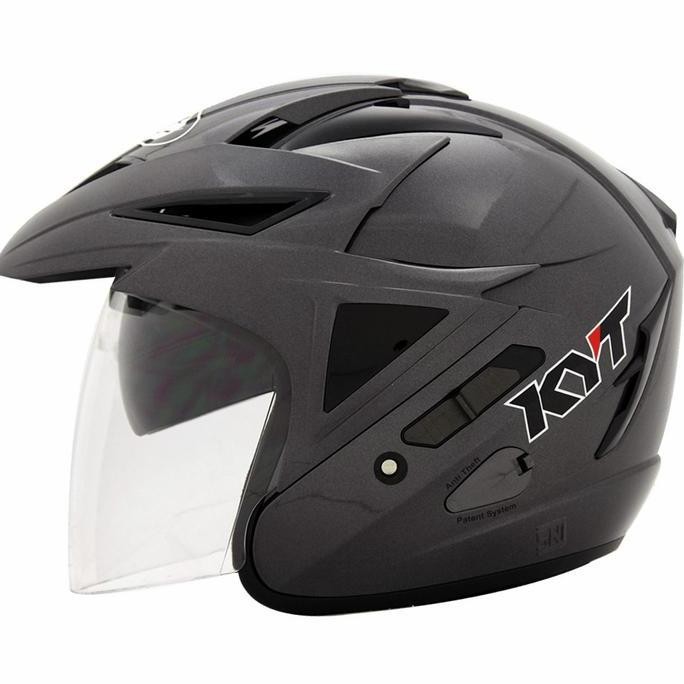 TERBARU - HELM KYT SCORPION KING R SOLID GUNMETAL