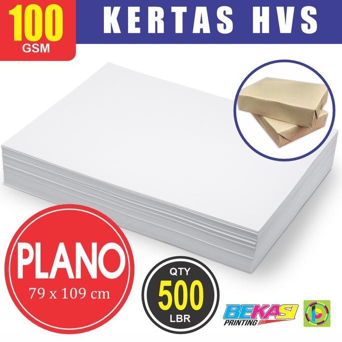 

NEW Kertas HVS 100 gram Ukuran Plano 79x109 cm