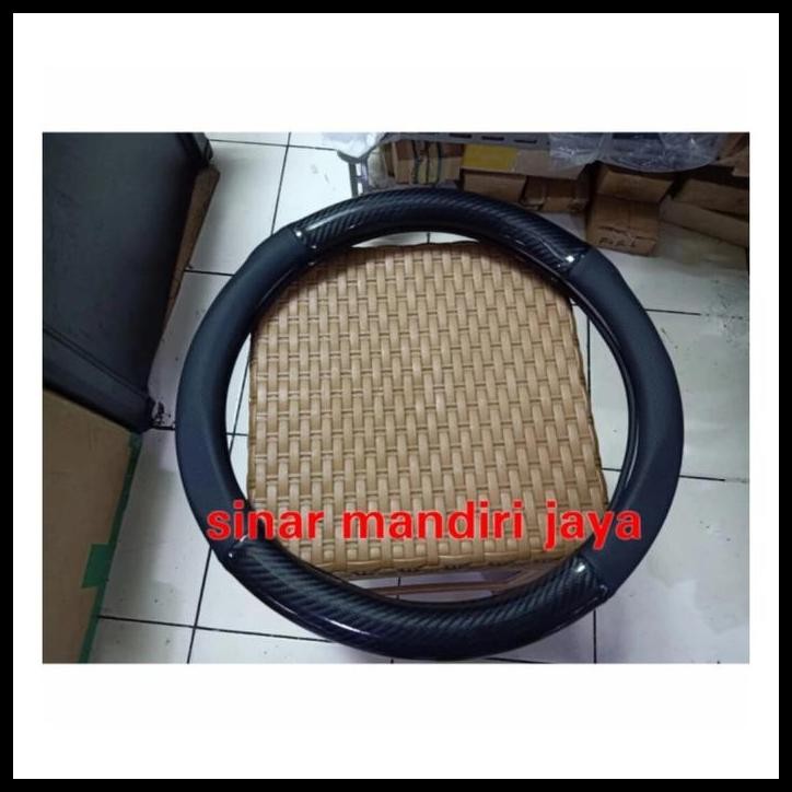TERBARU SARUNG STIR CARBON MITSUBISHI PAJERO SPORT 