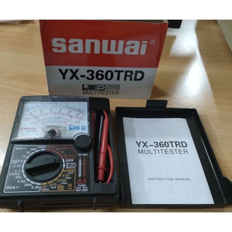 Premium (Ready) Multitester Analog Sanwai Avometer Analog Sanwai Yx-360Trd