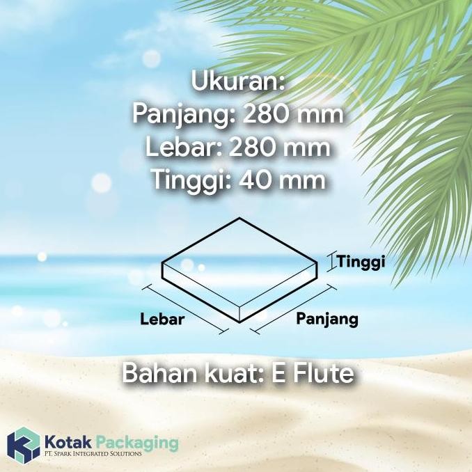 

new !!! Kardus Kotak Pizza 28 x 28 x 4 Kraft Cokelat Karton Kemasan Box Pizza