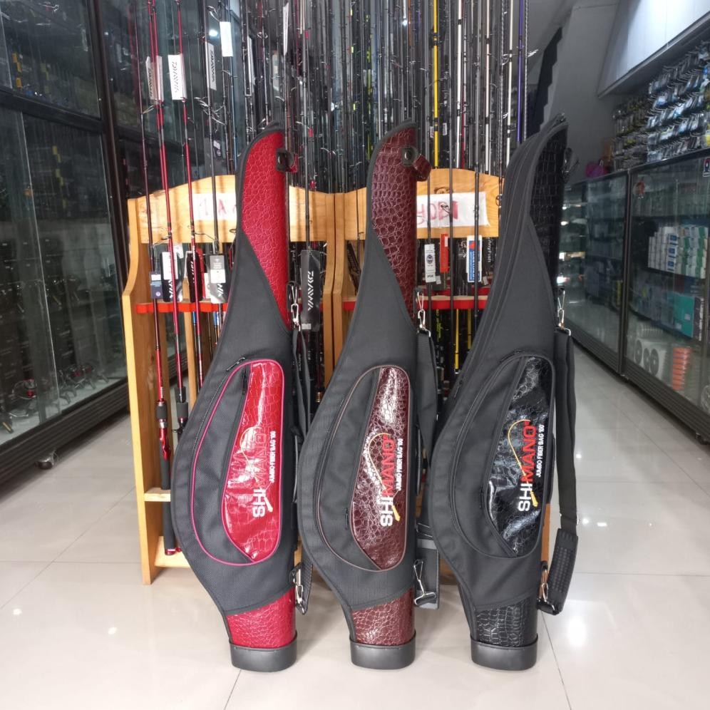 Premium Tas Joran Hardcase Shimano Jumbo Panjang 100Cm/120 Cm - Tas Joran
