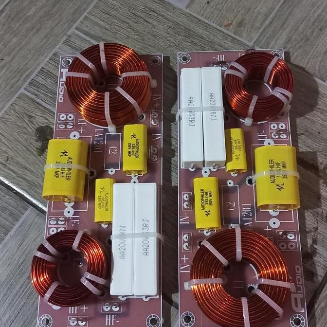 crossover pasif 2 way 8ohm audiophiler hight quality